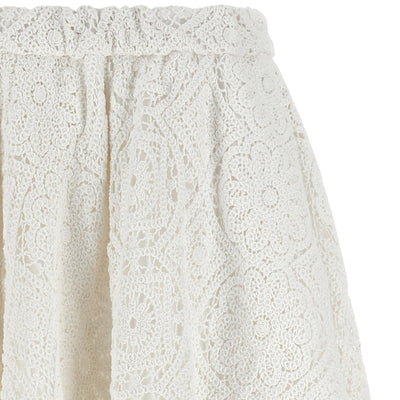 Comme Des Garcons Macramé Skirt