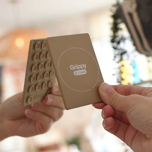 Grippy | White Silicone Suction Phone Mount with MagSafe