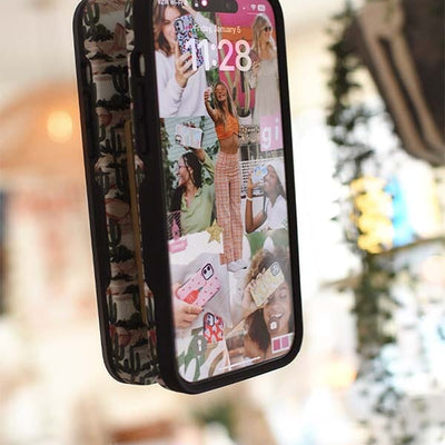 Grippy | White Silicone Suction Phone Mount with MagSafe