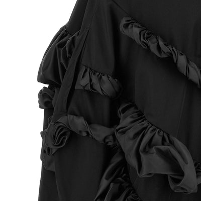 Comme Des Garcons Sculptural Ruffles Dress