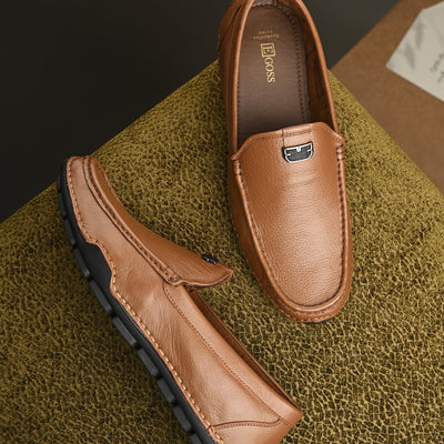 Egoss Casual Leather Loafers For Men
