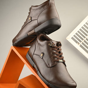 Egoss Casual Lace-Up Boots For Men