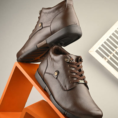 Egoss Casual Lace-Up Boots For Men