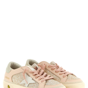 Golden Goose May Sneakers With Glitter