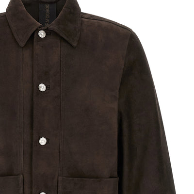 Giorgio Brato Fiore Suede Jacket