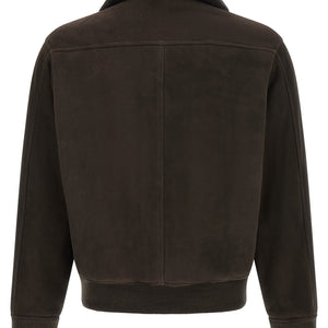 Giorgio Brato Suede Bomber Jacket