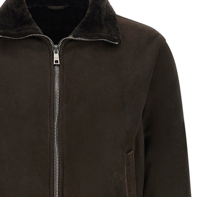 Giorgio Brato Suede Bomber Jacket