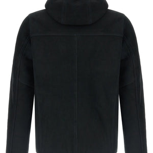 Giorgio Brato Velour Leather Hoodie