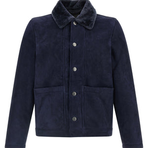 Giorgio Brato Shearling Neck Overshirt