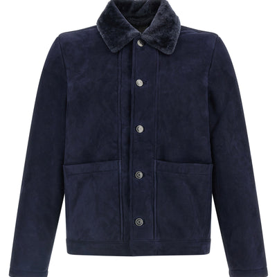 Giorgio Brato Shearling Neck Overshirt