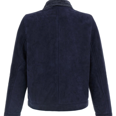 Giorgio Brato Shearling Neck Overshirt