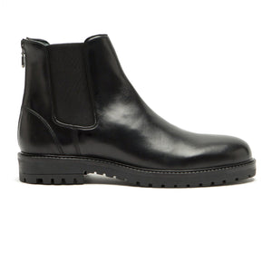 Rare Rabbit Men's Gum Black Classic Chelsea Boot