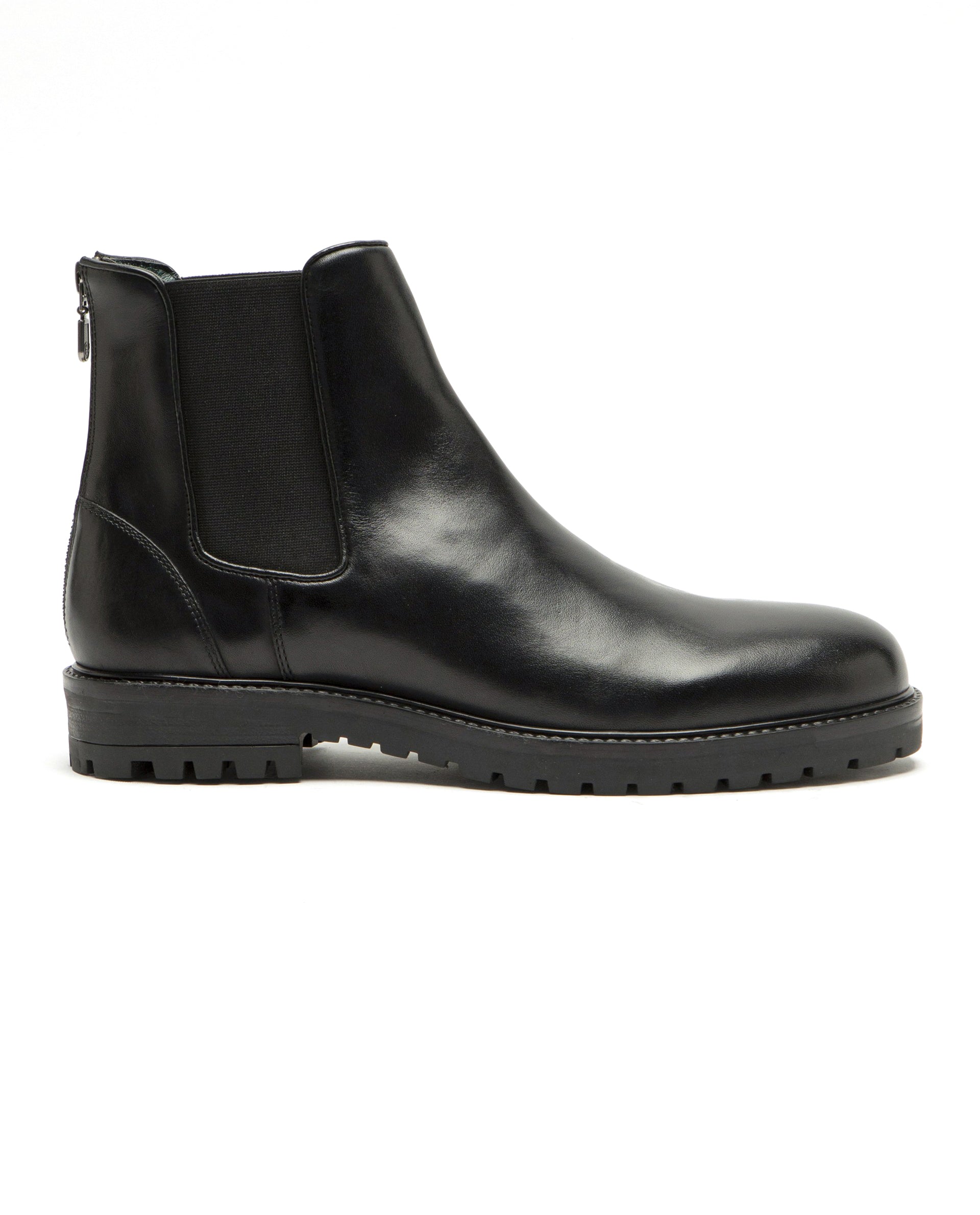 Rare Rabbit Men's Gum Black Classic Chelsea Boot