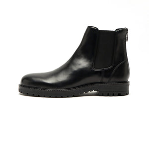 Rare Rabbit Men's Gum Black Classic Chelsea Boot