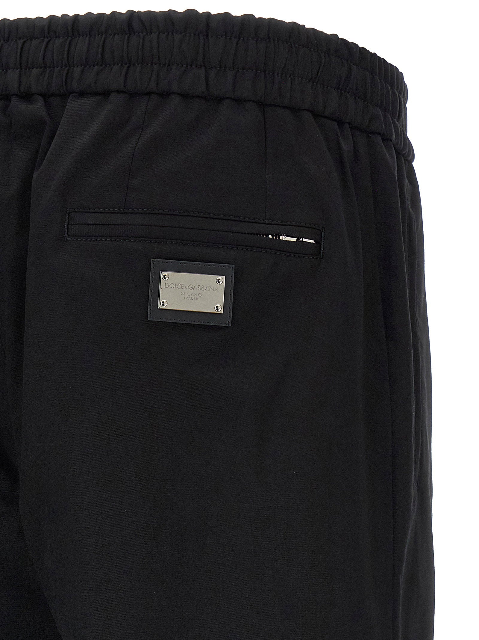 Dolce & Gabbana Logo Plaque Pants