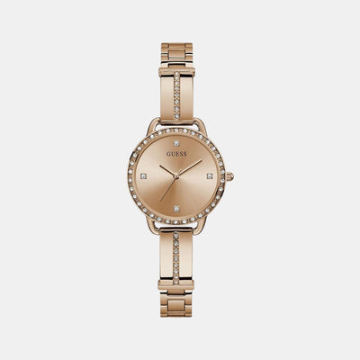 Bellini Women Quartz Rose Gold Dial Analog Stainless Steel Watch GW0022L3