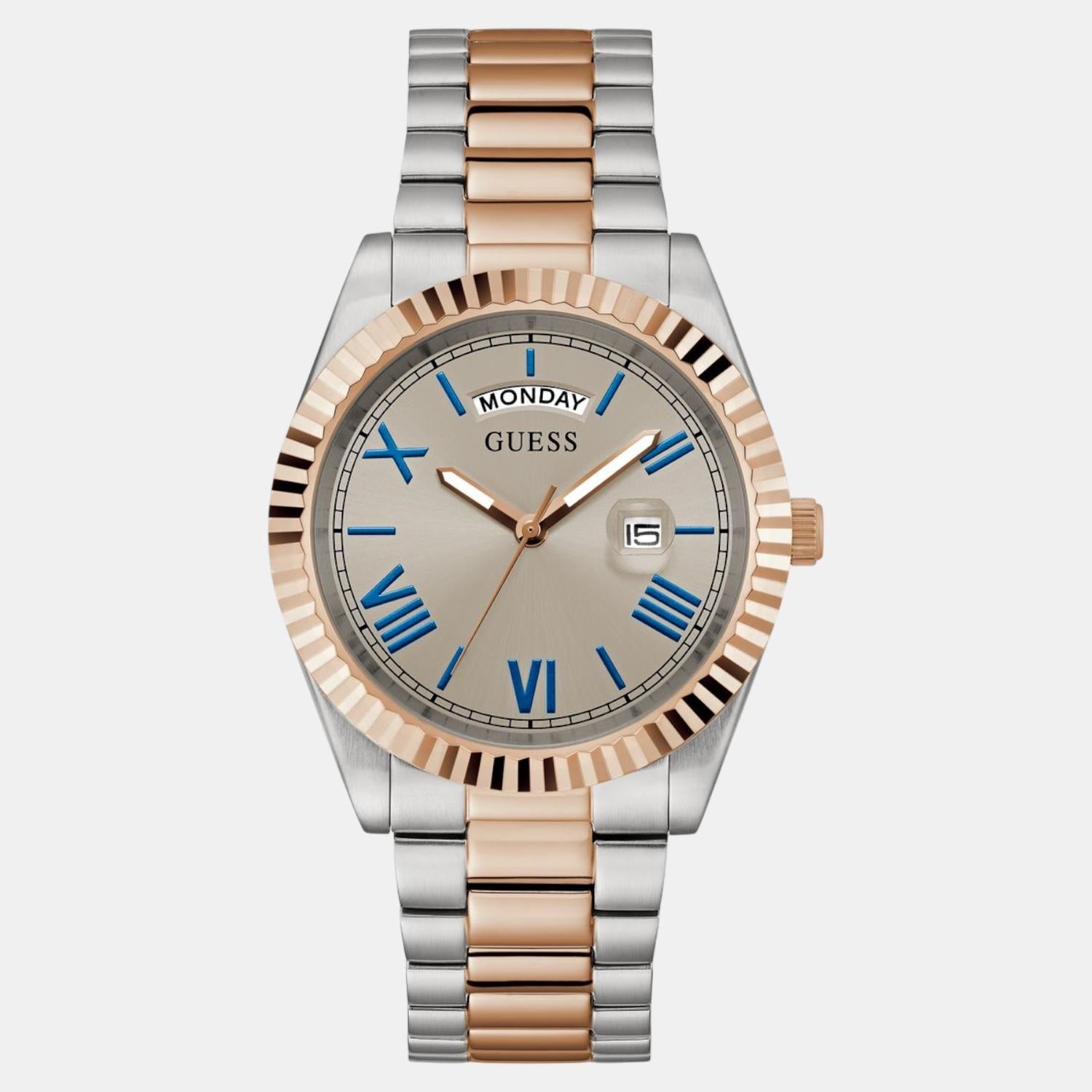 Guess Dress Men Quartz Grey Dial Analog Stainless Steel Watch GW0265G13