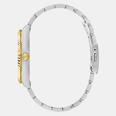 Guess Dress Men Quartz Champagne Dial Analog Stainless Steel Watch GW0265G14