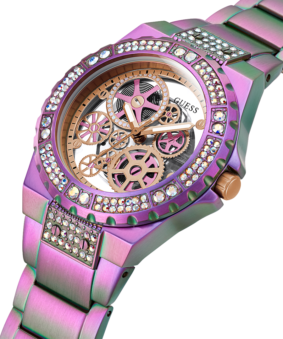 Guess Reveal Rose Gold Dial Women 44mm