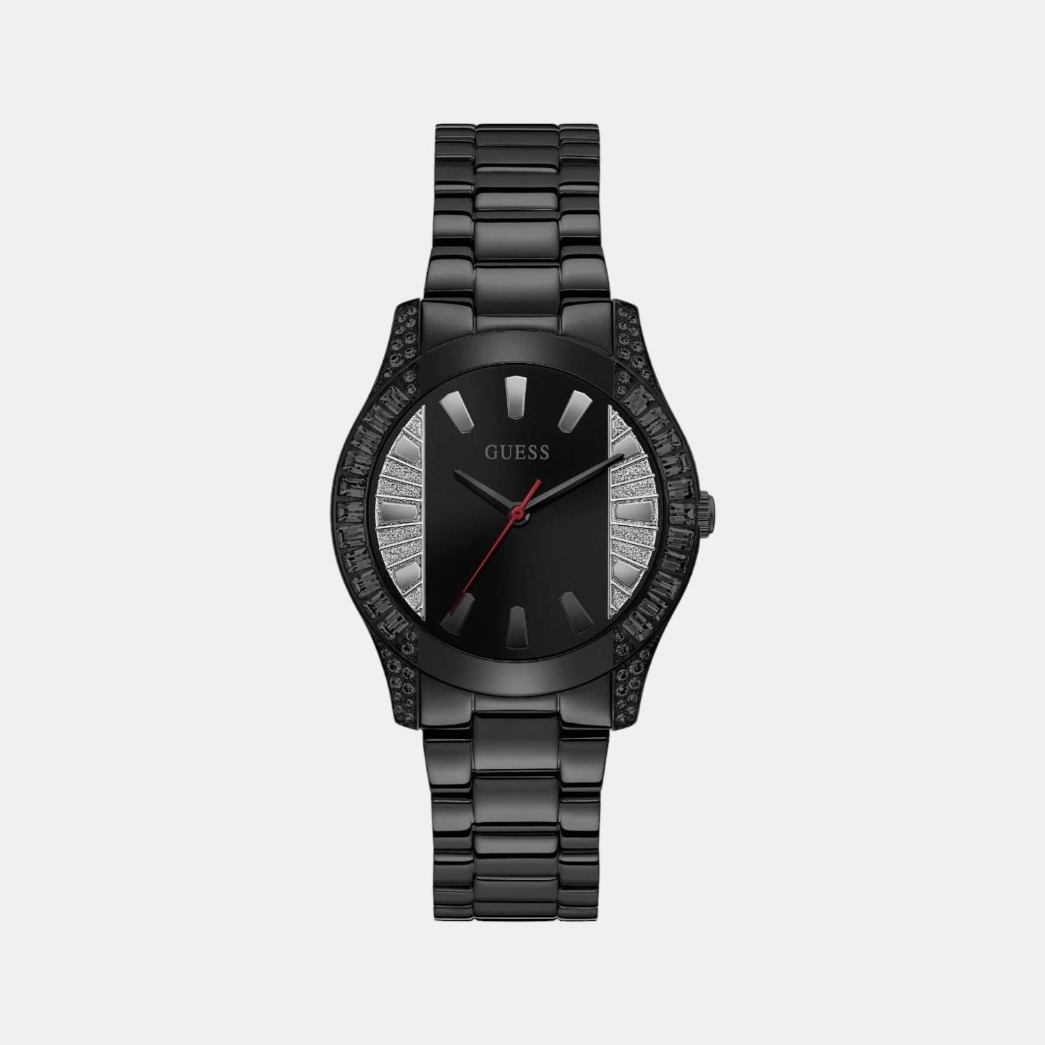 Guess Trend Women Quartz Black Dial Analog Stainless Steel Watch GW0305L1