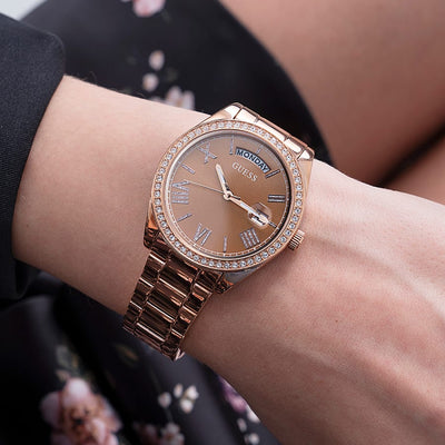 Guess Luna Brown Dial Women 36mm
