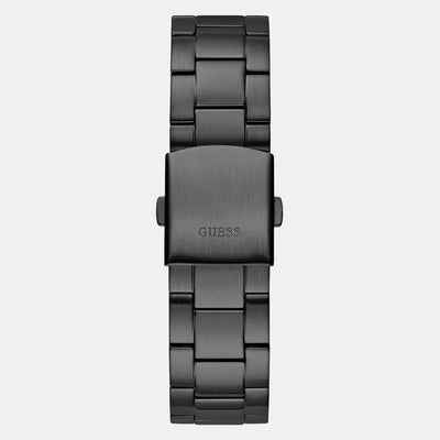 Guess Sport Men Quartz Black Dial Analog Stainless Steel Watch GW0327G2