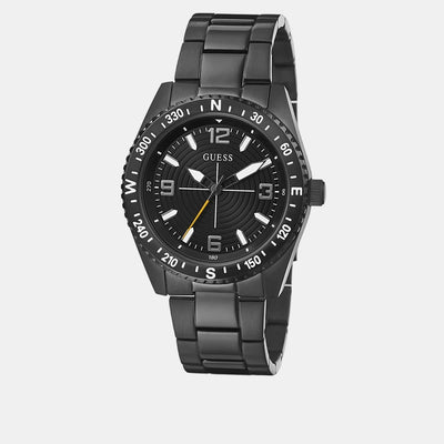 Guess Sport Men Quartz Black Dial Analog Stainless Steel Watch GW0327G2