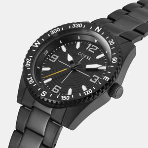 Guess Sport Men Quartz Black Dial Analog Stainless Steel Watch GW0327G2