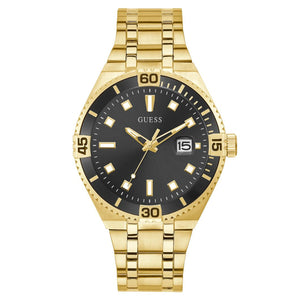 Guess Premier Black Dial Men 45mm