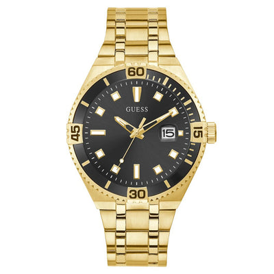 Guess Premier Black Dial Men 45mm