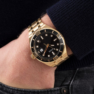 Guess Premier Black Dial Men 45mm