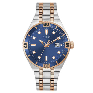 Guess Premier Blue Dial Men 45mm