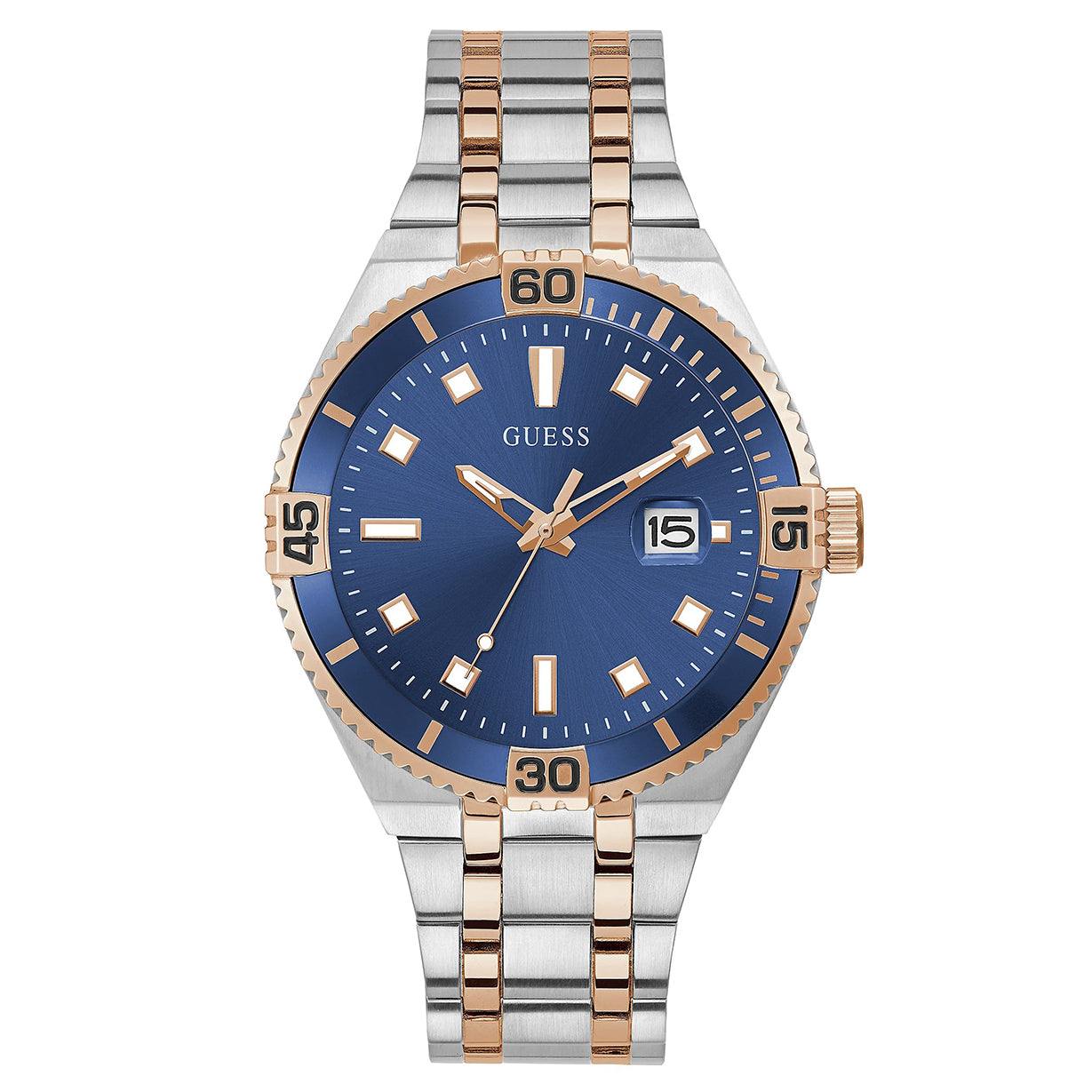 Guess Premier Blue Dial Men 45mm