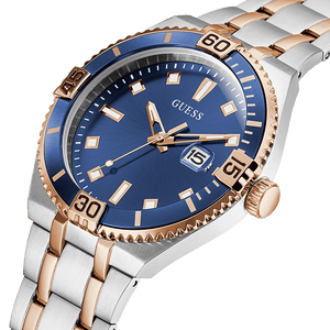 Guess Premier Blue Dial Men 45mm
