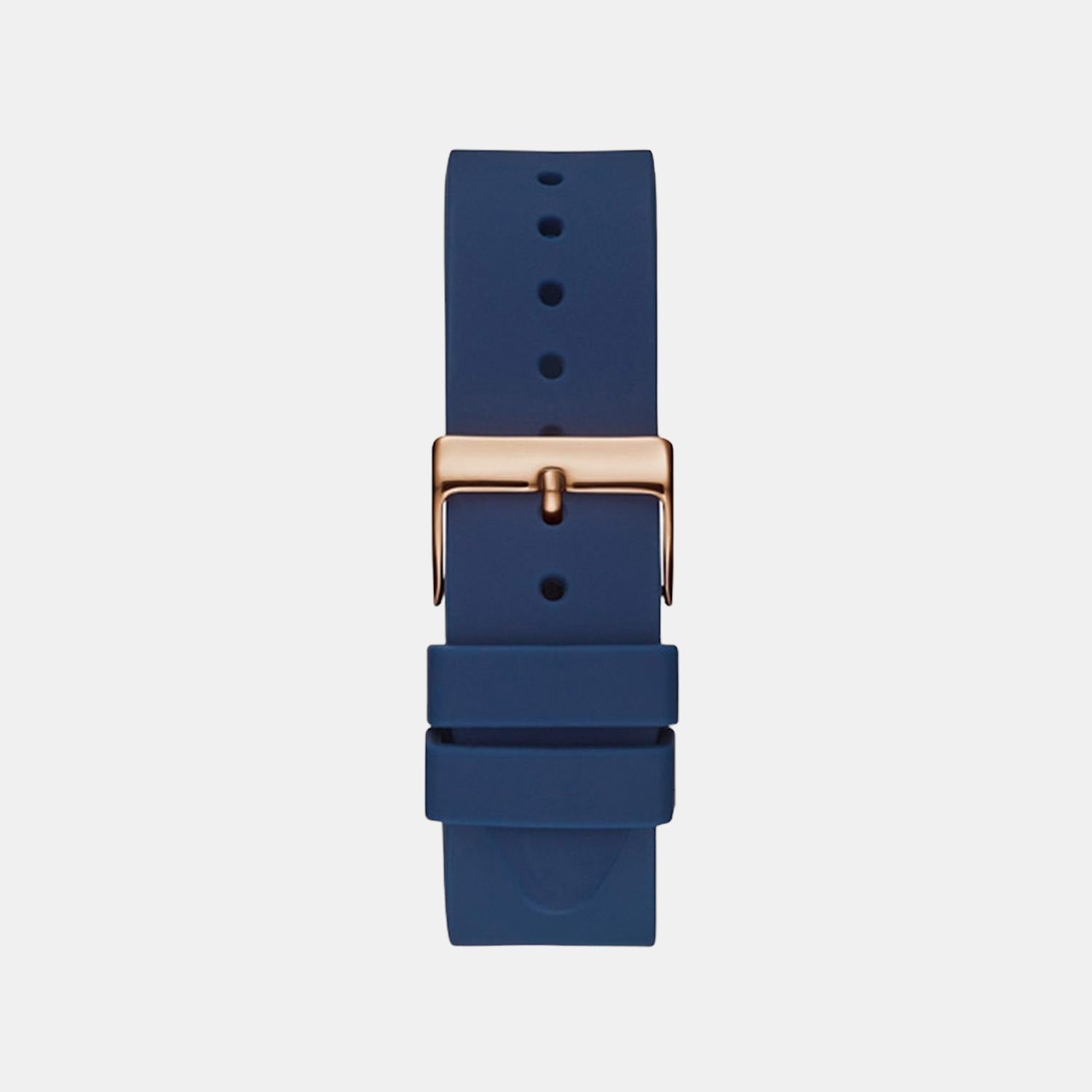 G Check Women Quartz Rose Gold Dial Analog Silicone Watch GW0355L2