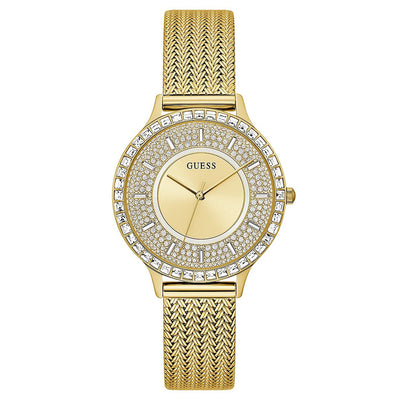 Guess Soiree Gold Dial Women 38mm