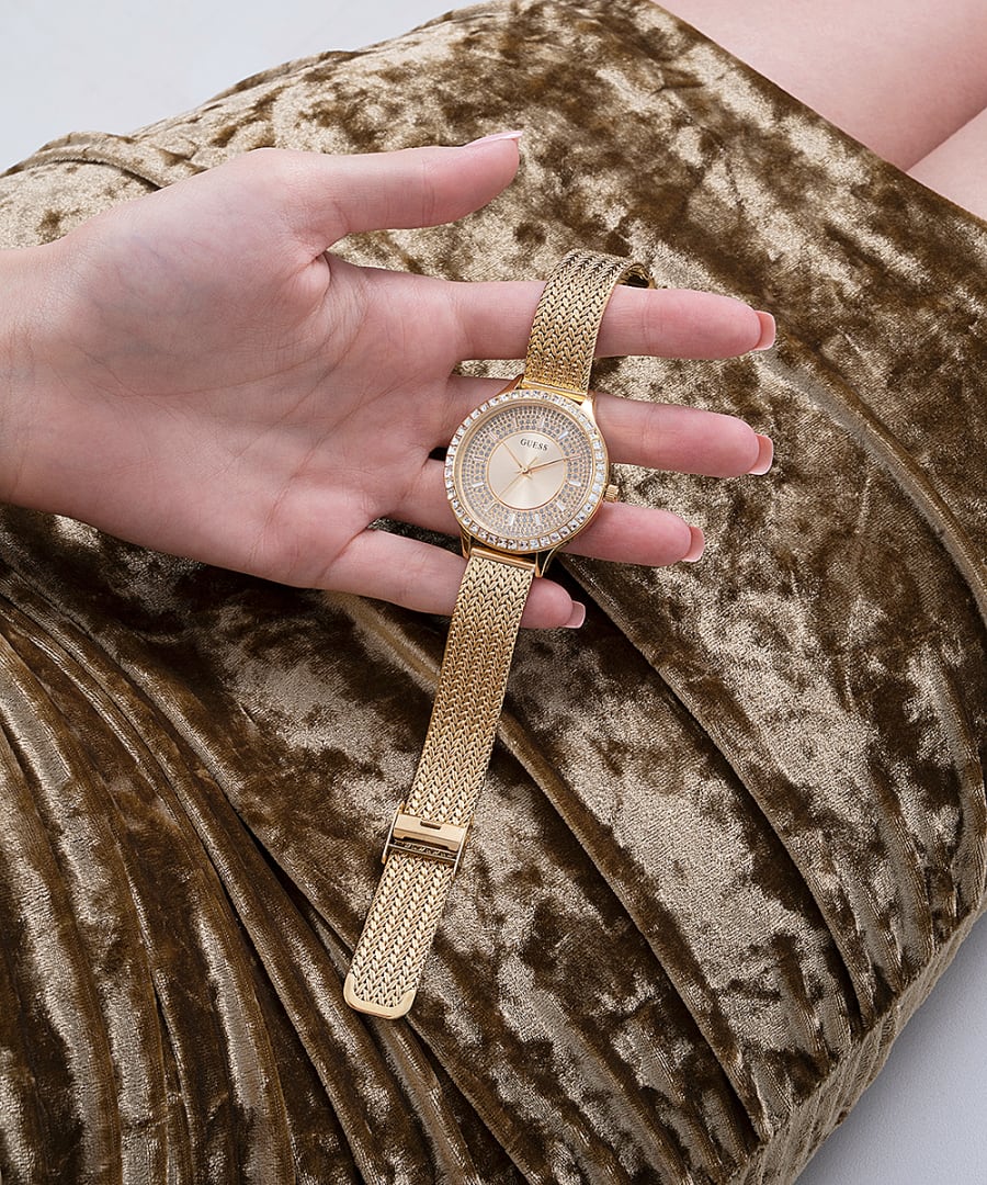 Guess Soiree Gold Dial Women 38mm
