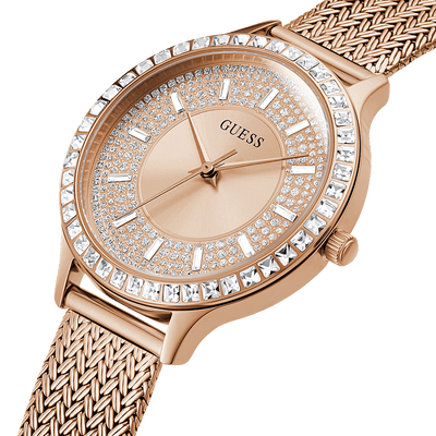 Guess Soiree Rose Gold Dial Women 38mm