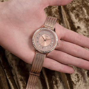 Guess Soiree Rose Gold Dial Women 38mm