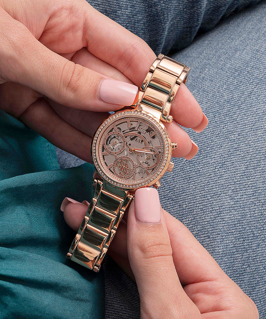 Guess Solstice Grey Dial Women 37mm