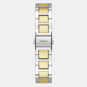 Dawn Women Quartz White Dial Analog Stainless Steel Watch GW0404L2