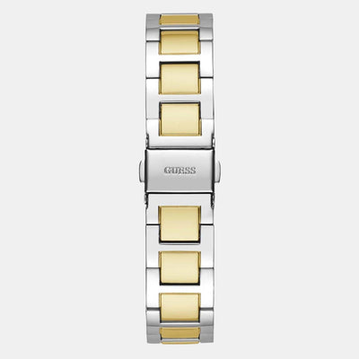 Dawn Women Quartz White Dial Analog Stainless Steel Watch GW0404L2