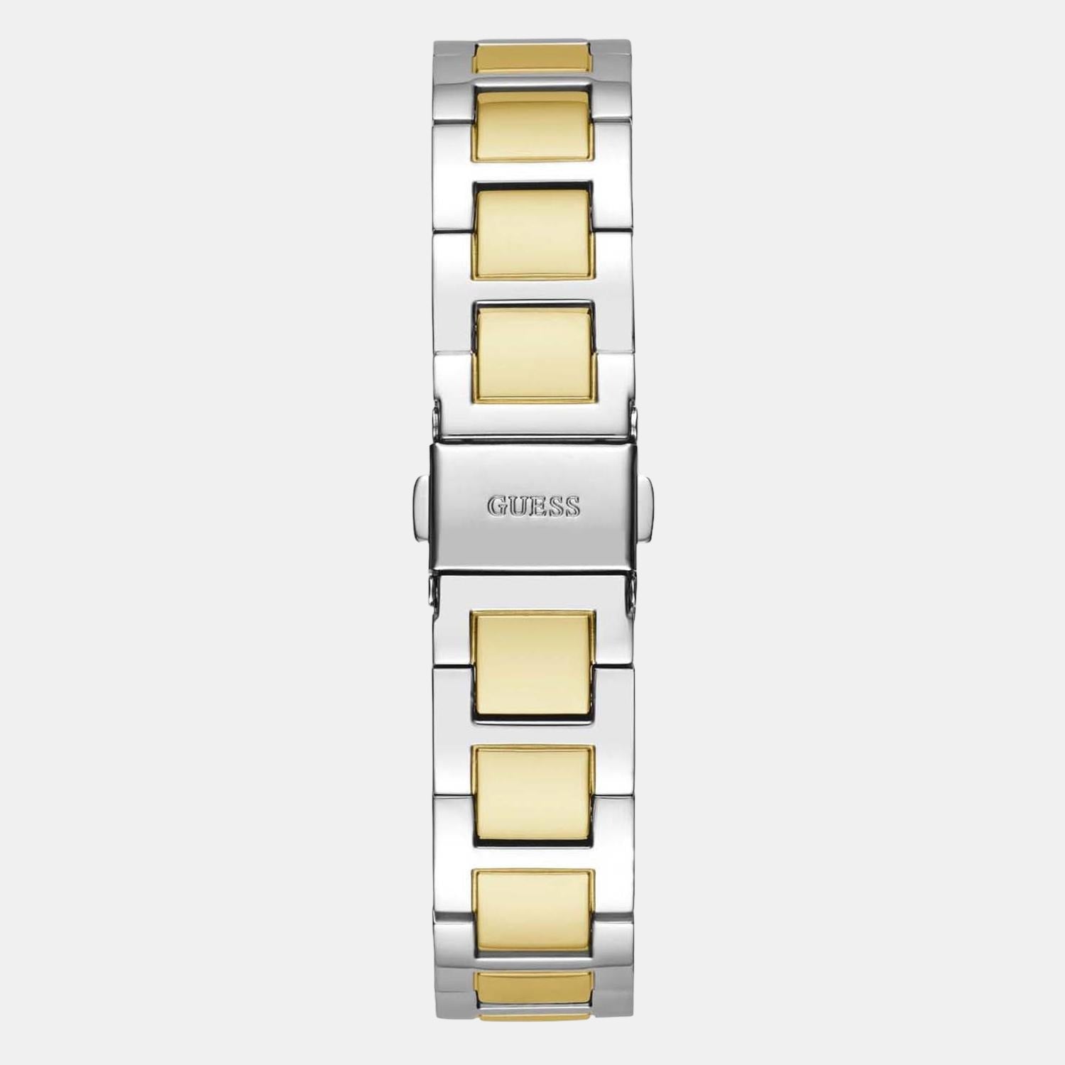 Dawn Women Quartz White Dial Analog Stainless Steel Watch GW0404L2