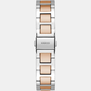 Dawn Women Quartz White Dial Analog Stainless Steel Watch GW0404L3
