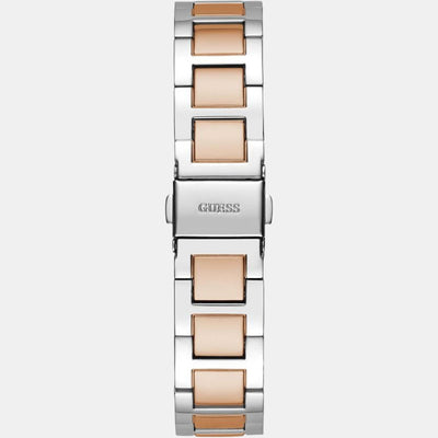 Dawn Women Quartz White Dial Analog Stainless Steel Watch GW0404L3