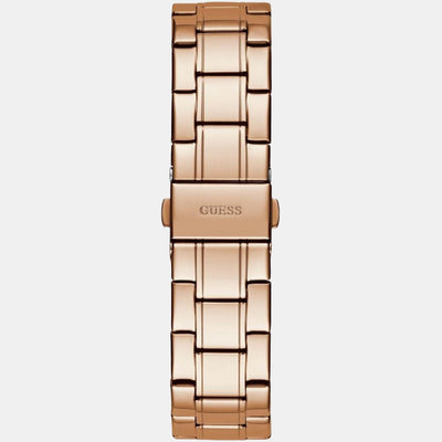 Glitter Burst Women Quartz Rose Gold Dial Analog Stainless Steel Watch GW0405L3