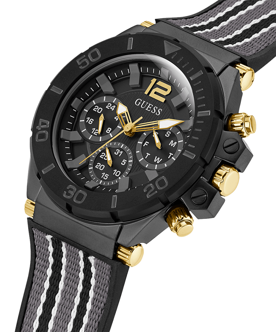 Guess Pilot Black Dial Men 48mm