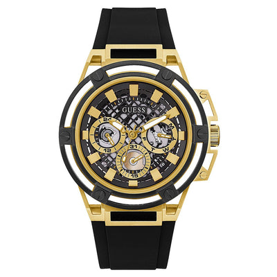 Guess Matrix Black Dial Men 46mm