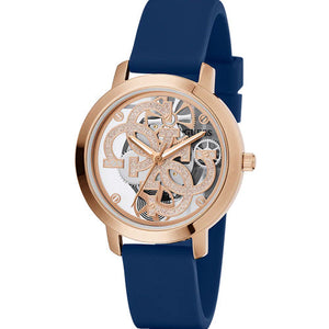 Guess Quattro Clear Rose Gold Dial Women 37mm GW0452L1