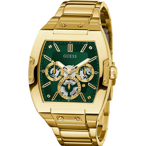 Guess Phoenix Green Dial Men 41.5mm GW0456G3